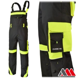 Spodnie ogrodniczki Classic-VIS