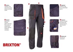 Spodnie do pasa Brixton Practical