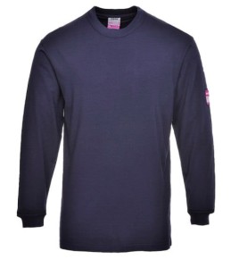 FR11 - T-shirt z długimi rękawami, antystatyczny, trudnopalny