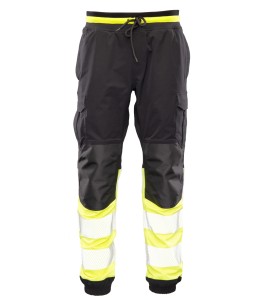 SEVEN KINGS FLASH JOGGER SPODNIE SKF03Y CZARNY/ŻÓŁTY KAT II
