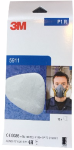 Filtry przeciwpyłowe 3M P1R 5911