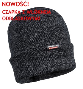 Czapka odblaskowa ocieplana B026
