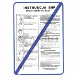 Instrukcja BHP mycia rąk i dezynfekcji