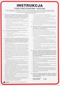 Instrukcja przeciwpożarowa ogólna