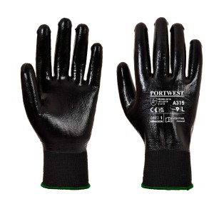     A315 - Rękawica All-Flex Grip powlekana Nitrylem Czarny