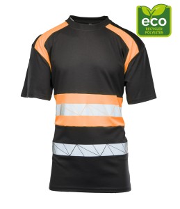 SEVEN KINGS ECO RIVAL KOSZULKA CZARNY/ŻÓŁTY