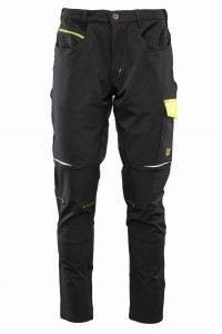 SEVEN KINGS RIVAL SPODNIE SOFTSHELL CZARNY/ŻÓŁTY