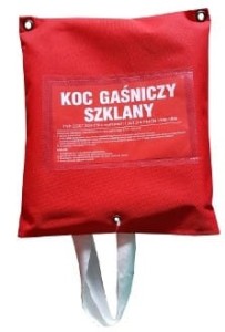 Koc gaśniczy szklany ECST 100   1,2 x8M