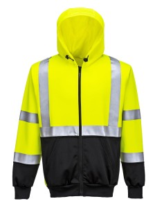 Bluza ostrzegawcza dwukolorowa z kapturem B315